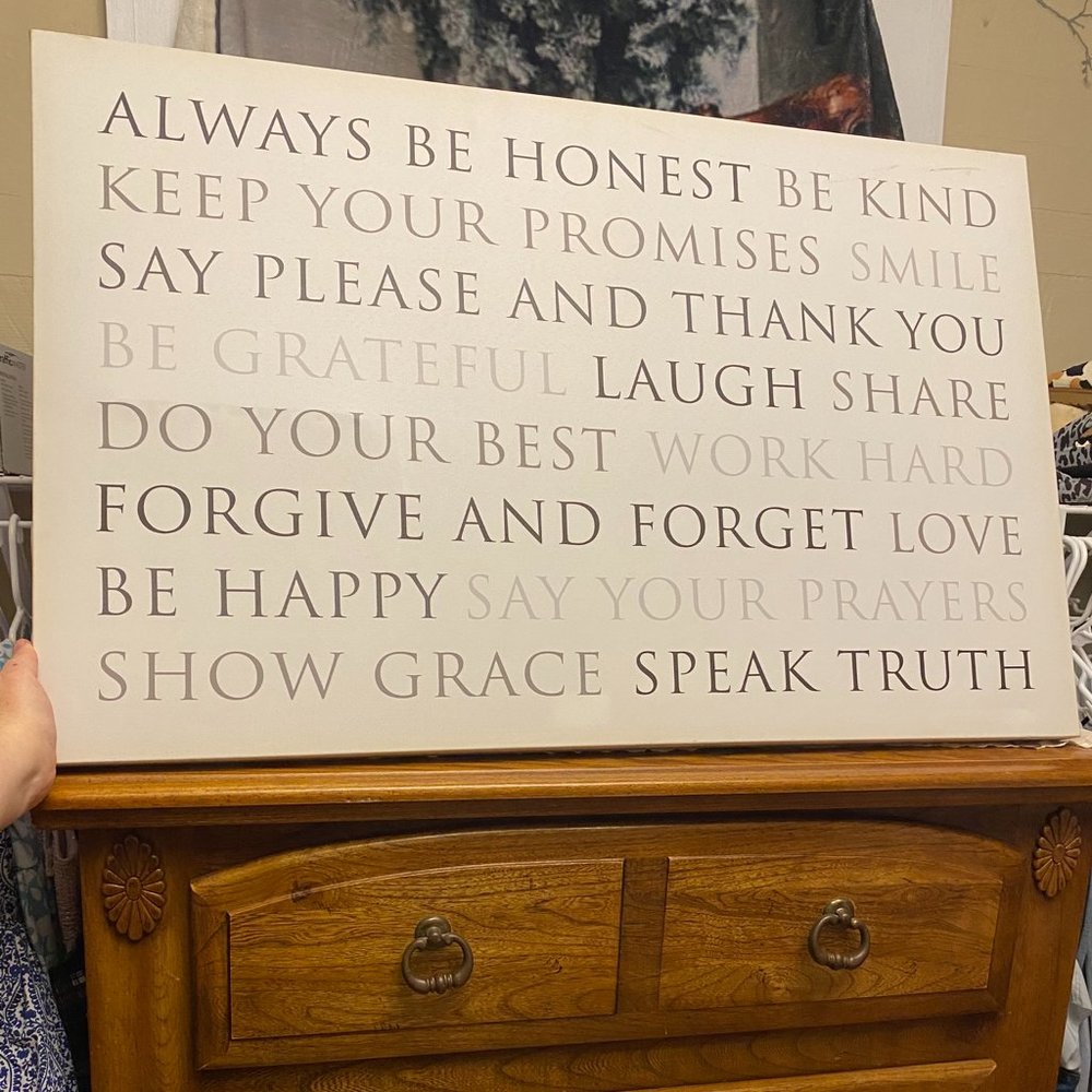 Hobby lobby wall decor family room decor inspirational